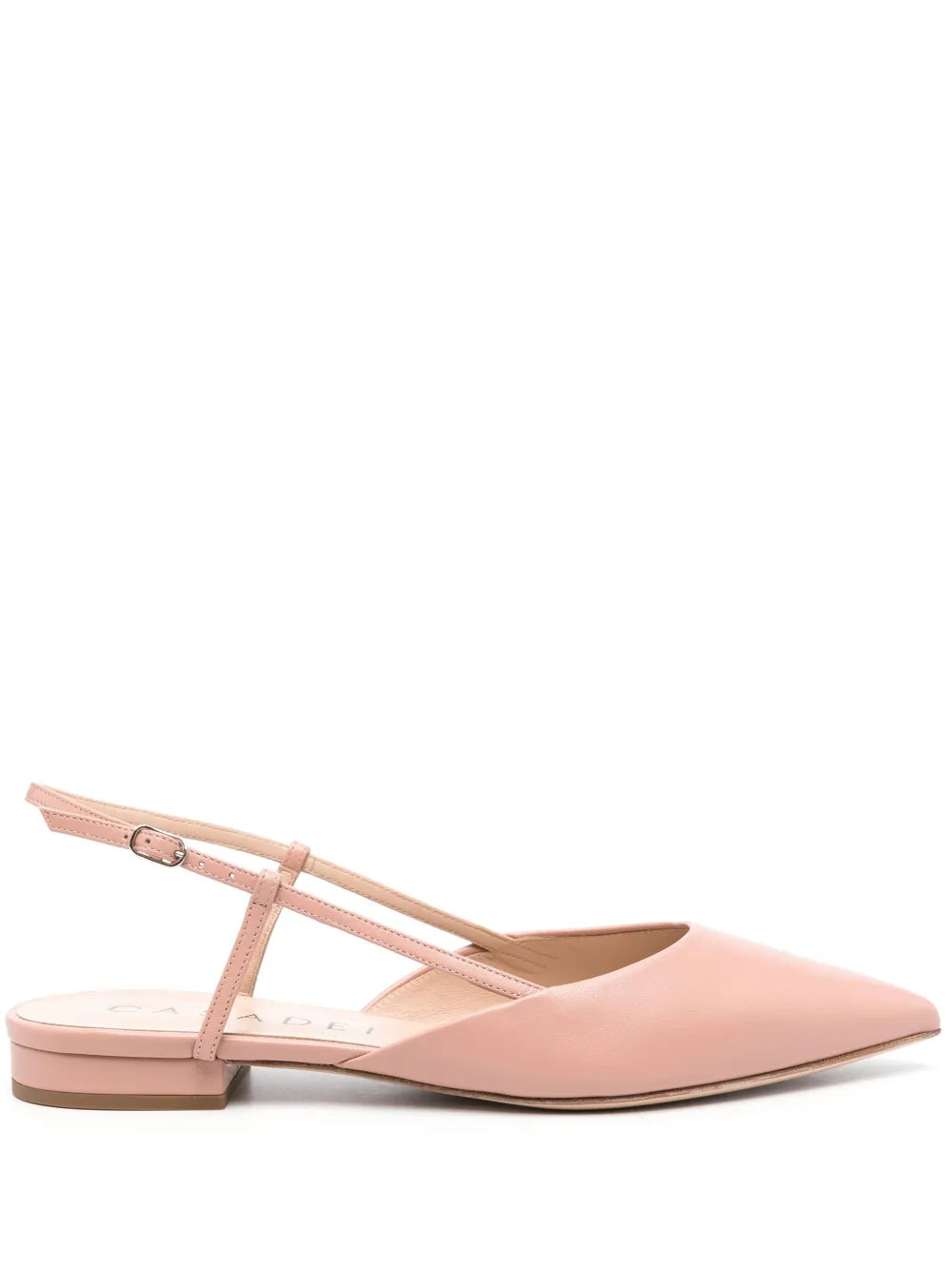Casadei pointed-toe slingback ballerina
