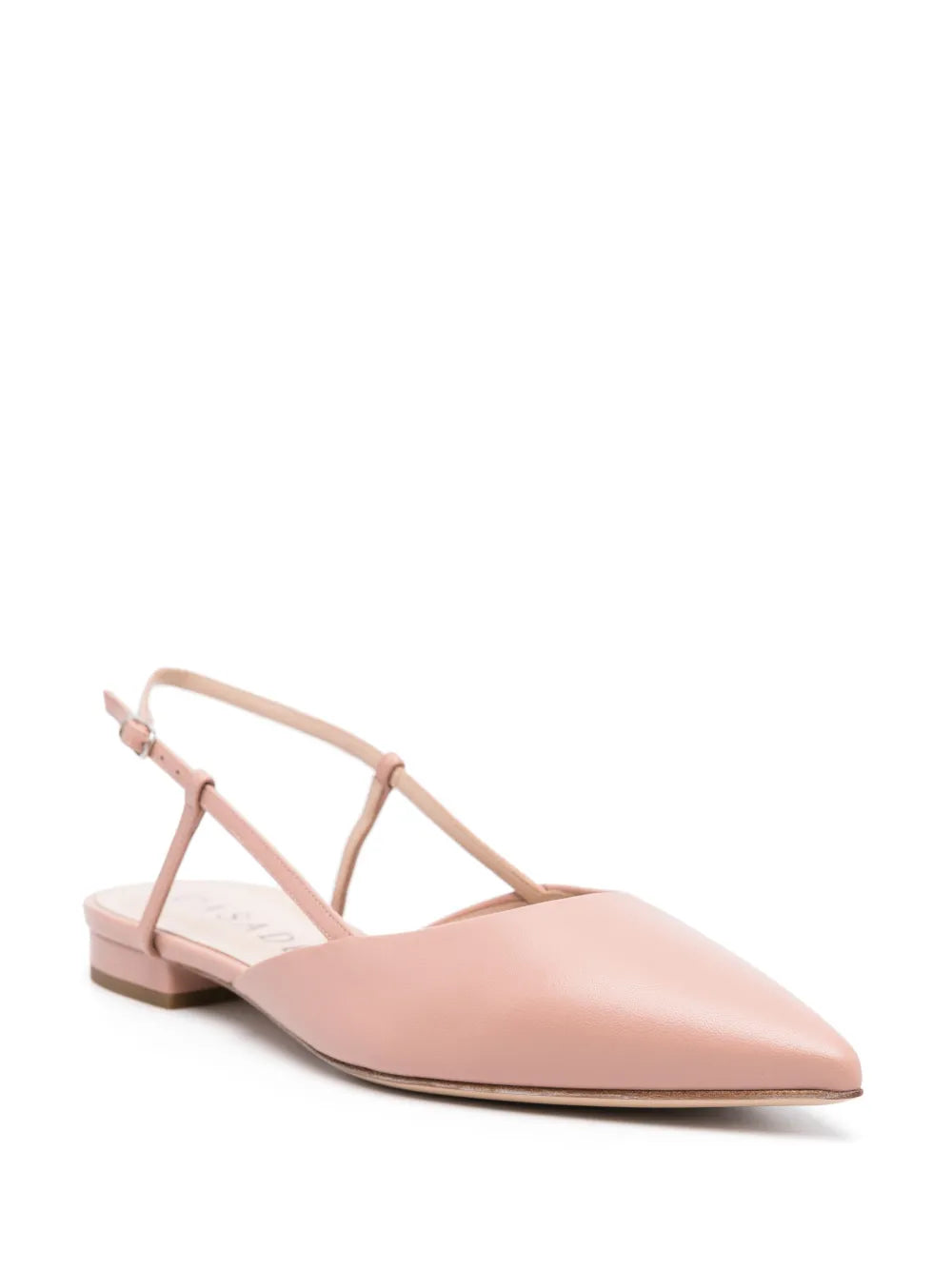Casadei pointed-toe slingback ballerina