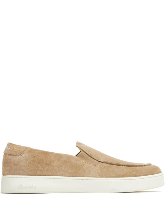 Church's logo-print suede loafers