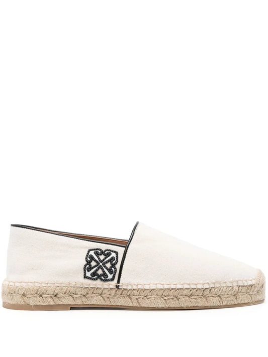 Off-White Anglette canvas espadrilles