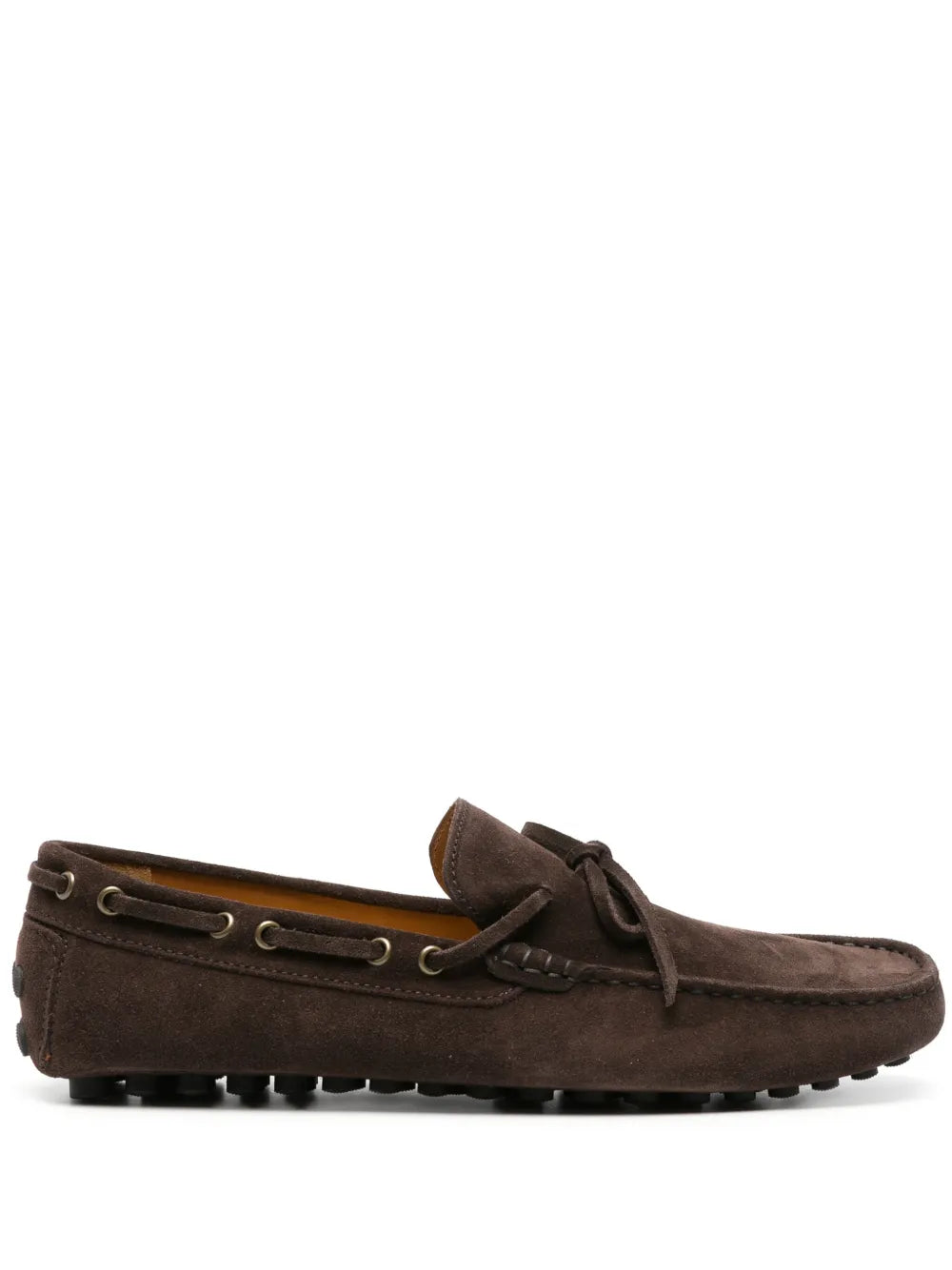 Doucal's suede boat shoes
