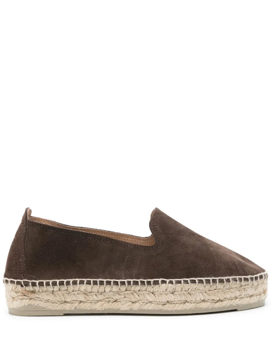 Manebi round-toe suede sspadrilles