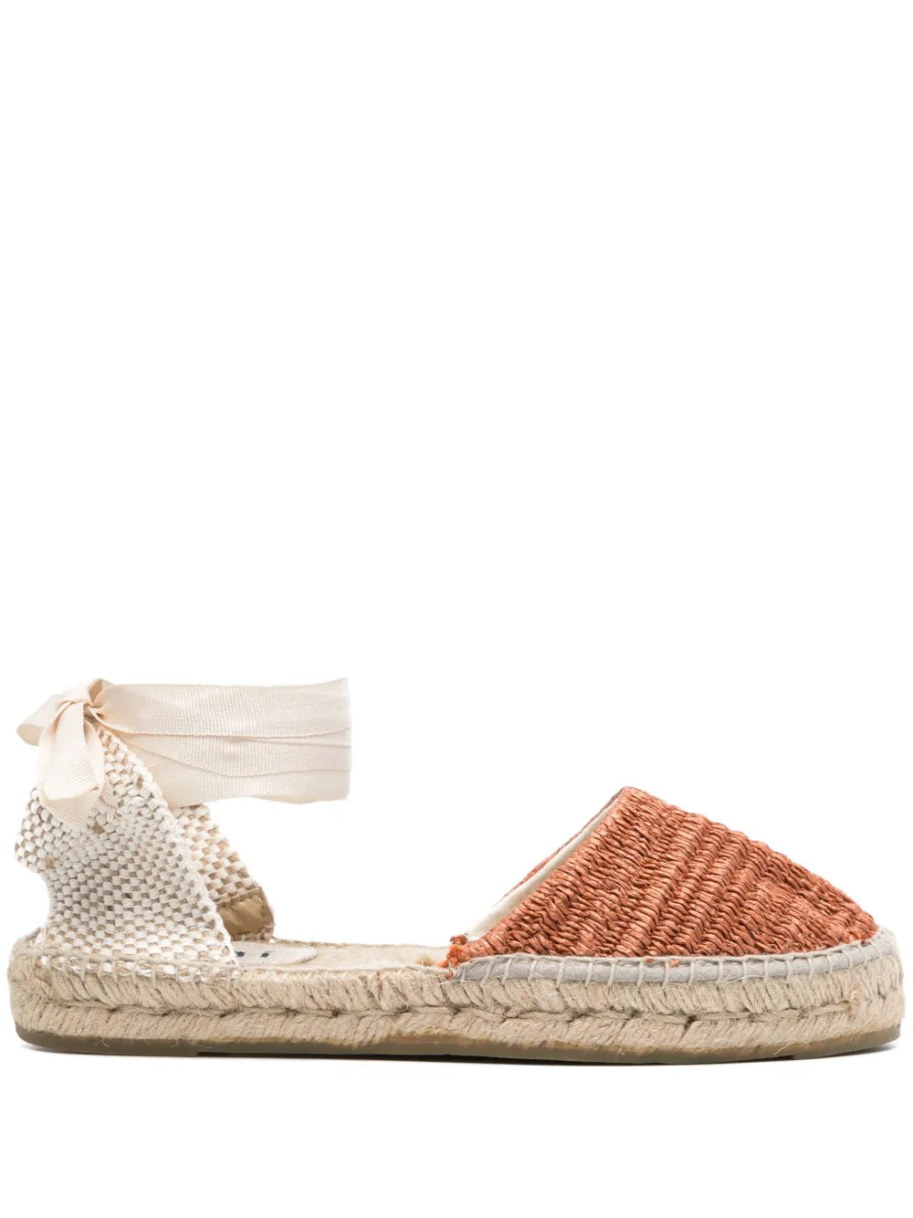 Manebi 10mm raffia wedge espadrilles