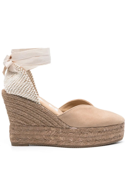 Manebi Hamptons 110mm wedge espadrilles