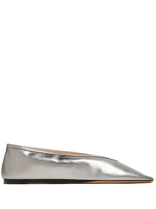 Le Monde Beryl Luna leather ballerina shoes