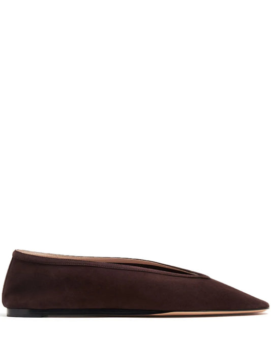 Le Monde Beryl Luna suede ballerina shoes