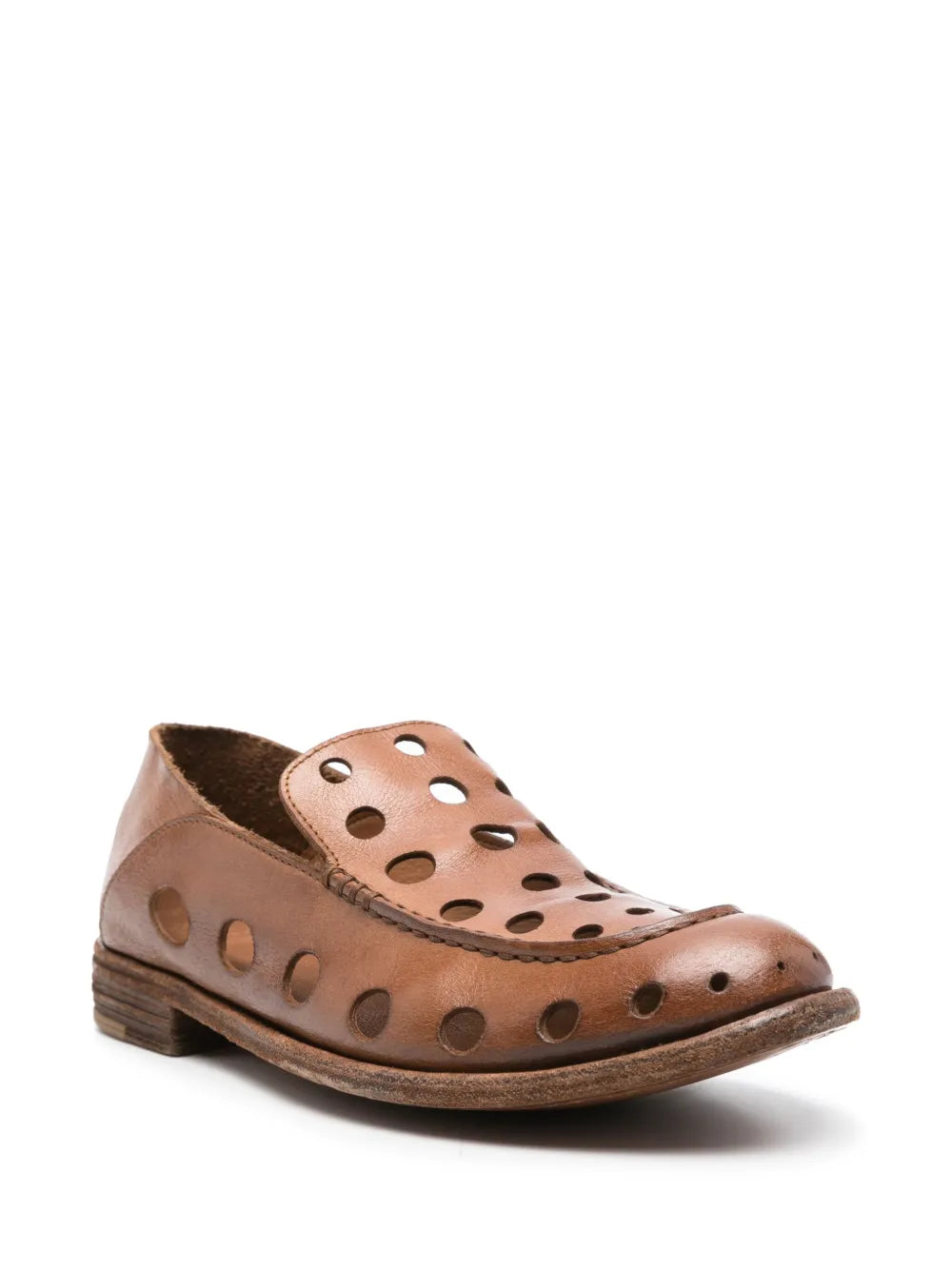 Officine Creative Lexikon perforated leather loafers
