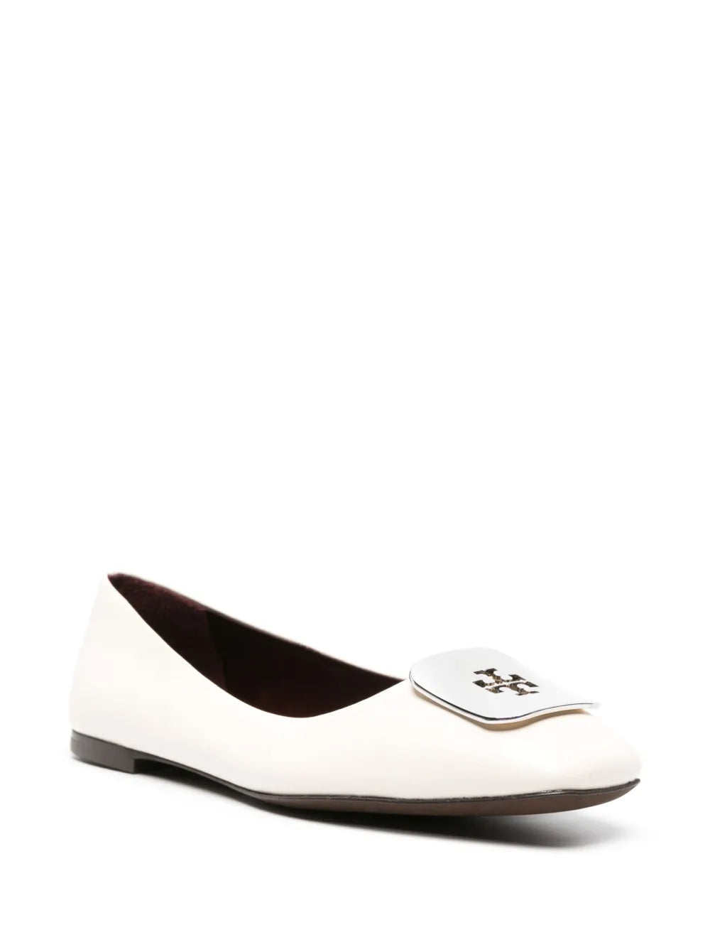 Tory Burch Georgia leather ballerina shoes