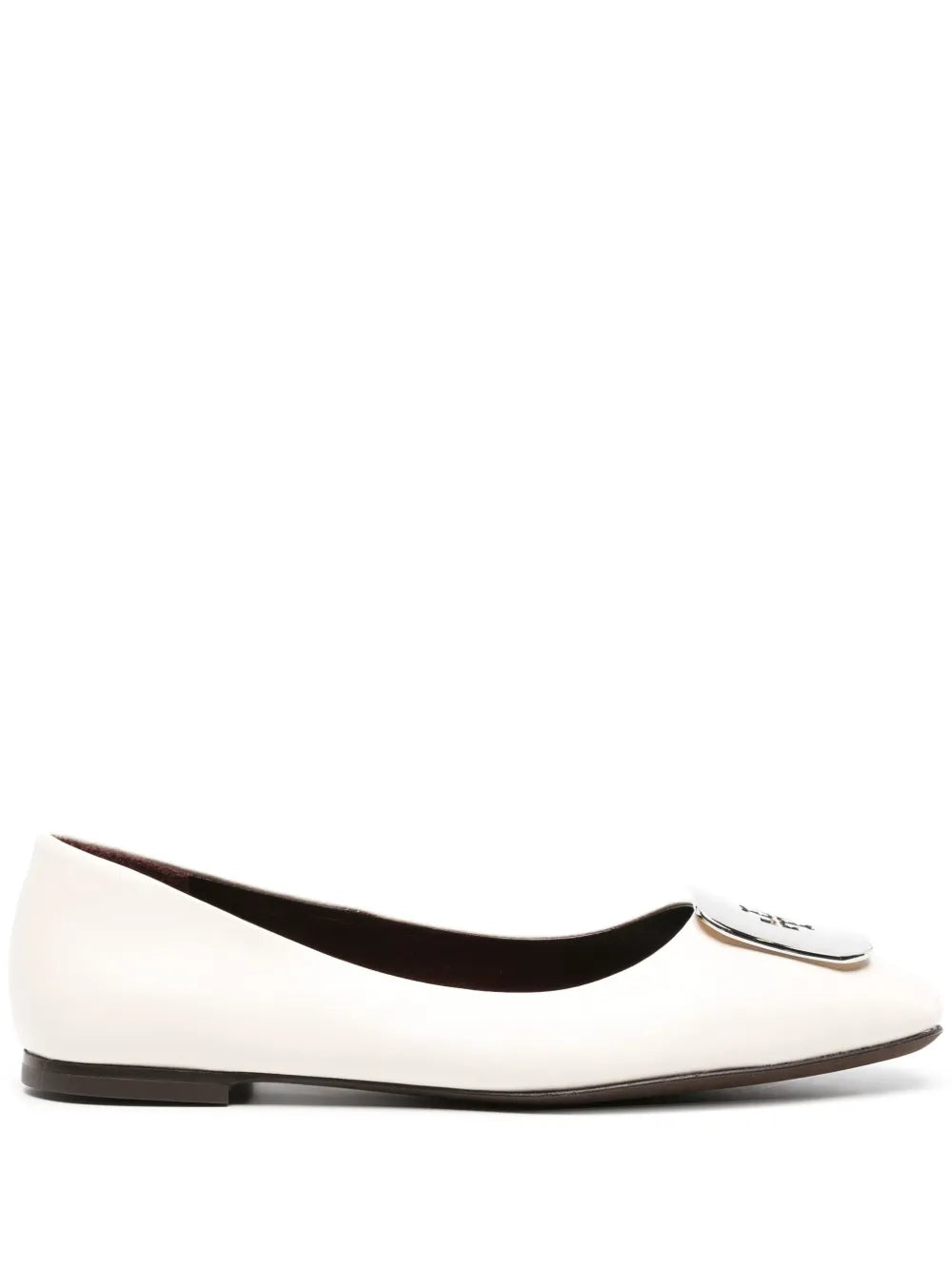 Tory Burch Georgia leather ballerina shoes