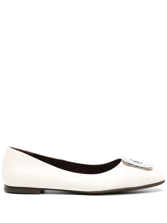 Tory Burch Georgia leather ballerina shoes