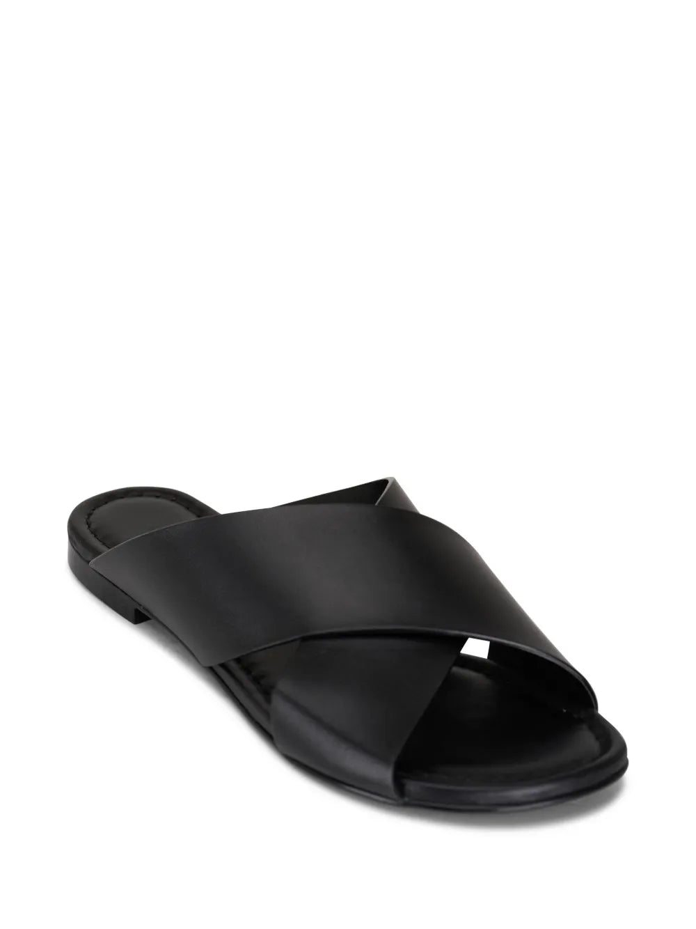 AGL criss-cross leather slides