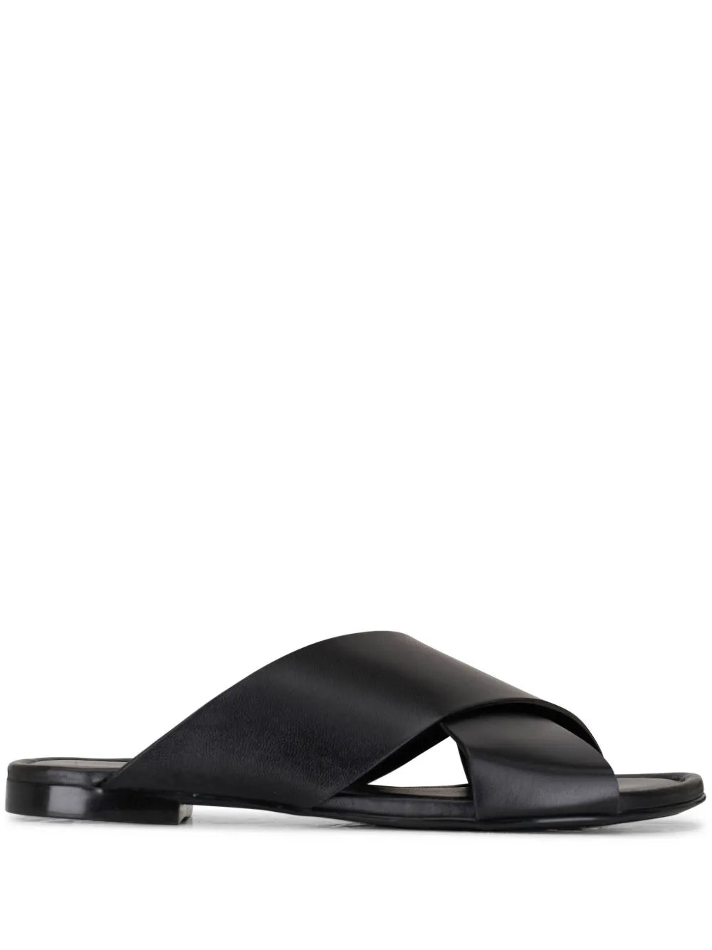 AGL criss-cross leather slides