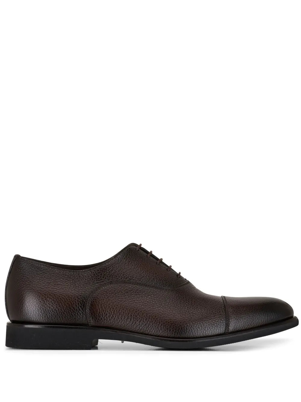Santoni grained-leather Oxford shoes
