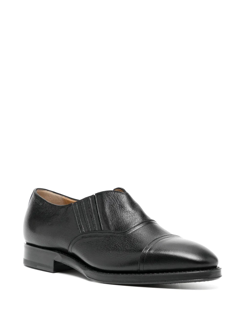 Bally elasticated-panels leather loafers