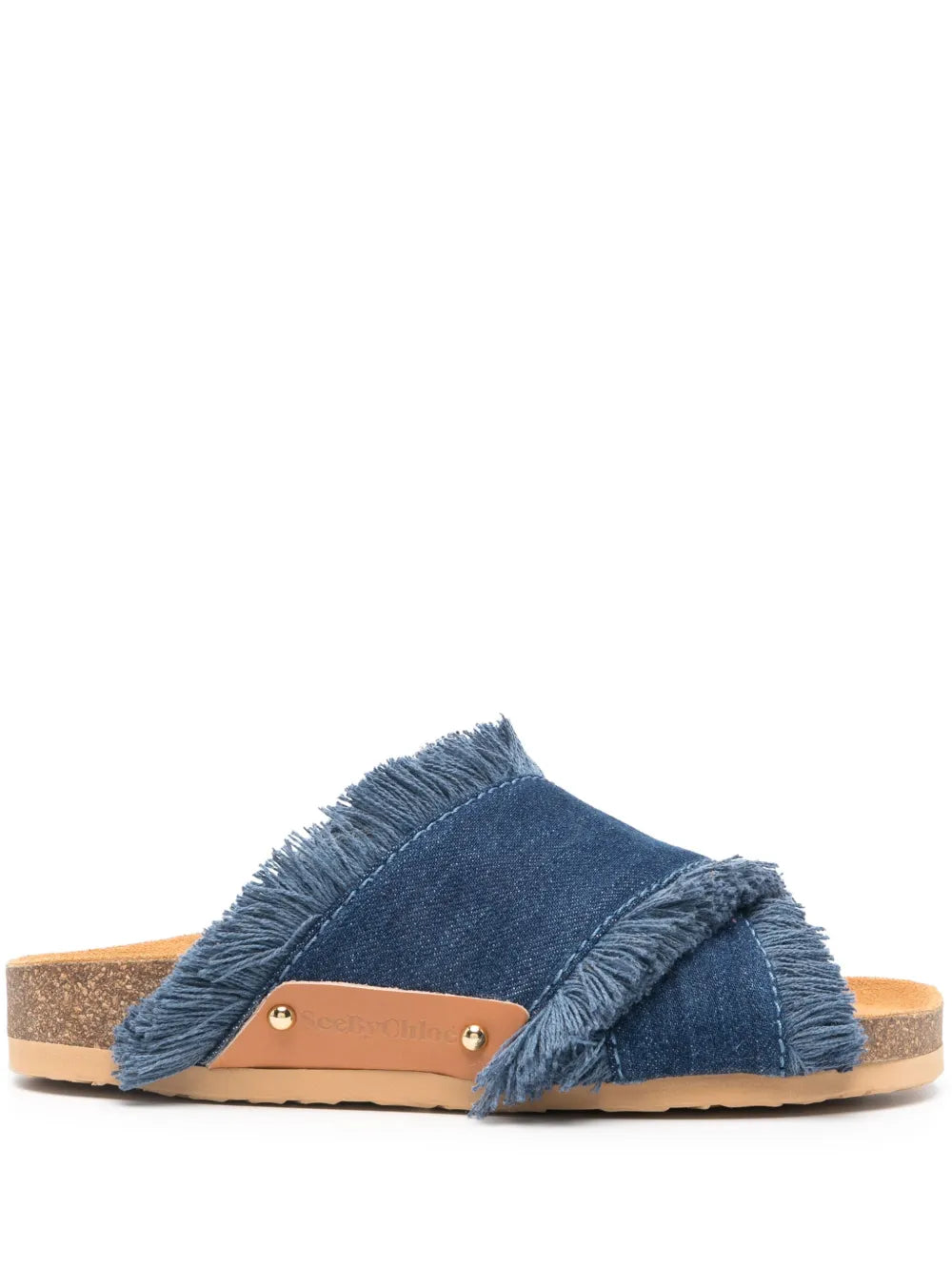 See by Chloé frayed denim sandals