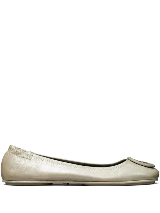 Tory Burch Minnie leather ballerina shoes