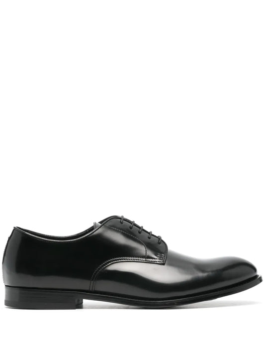 Doucal's patent leather oxford shoes