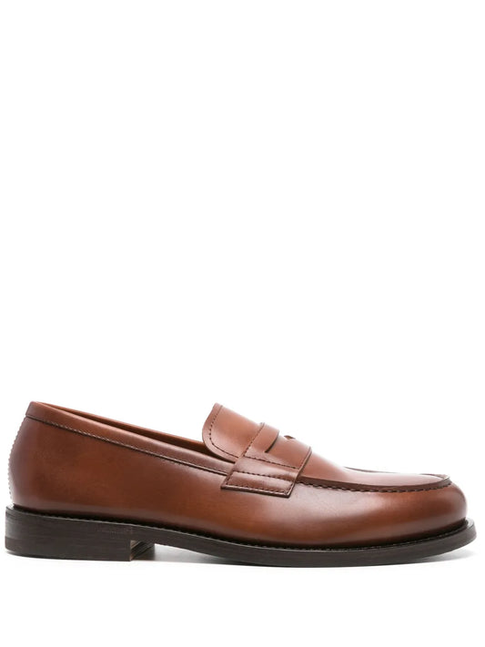 Henderson Baracco penny-slot leather loafers