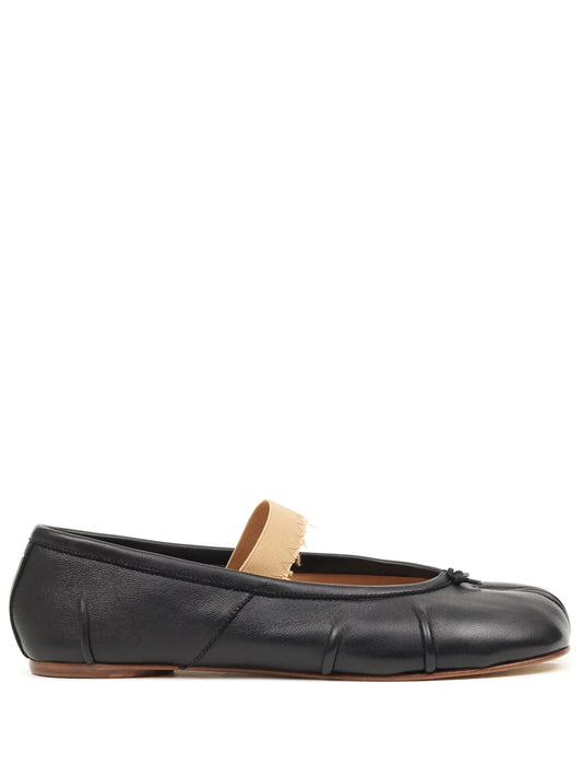 Maison Margiela Tabi leather ballerina shoes