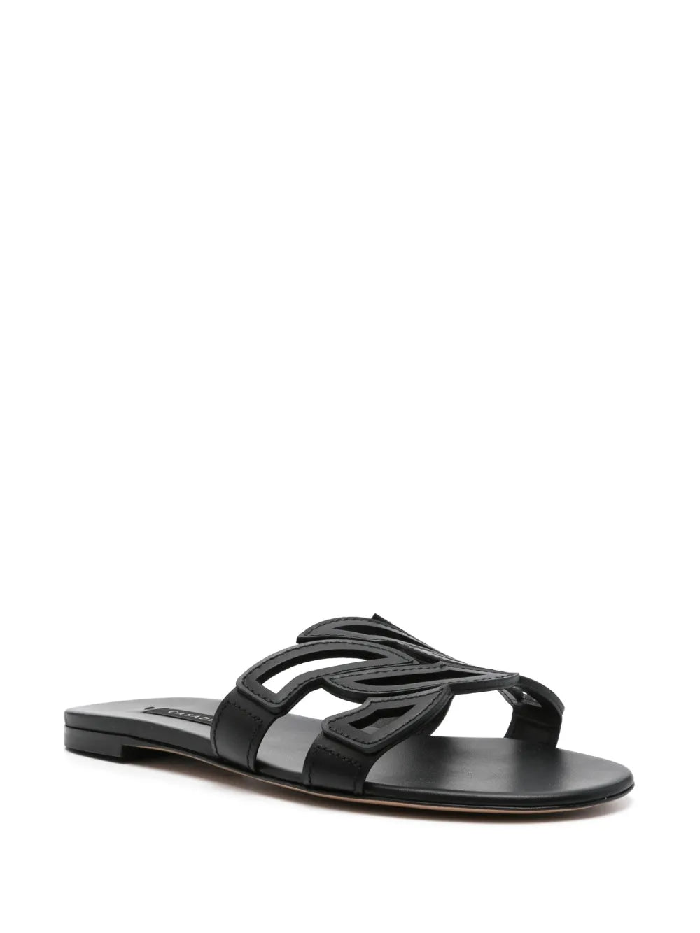 Casadei Miramar leather slides