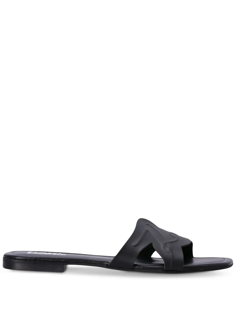 Karl Lagerfeld Brio Signature leather slides