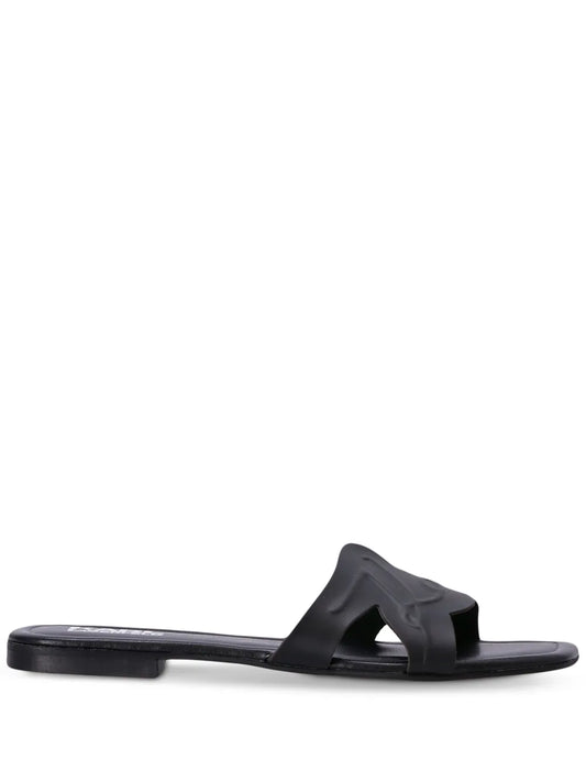 Karl Lagerfeld Brio Signature leather slides