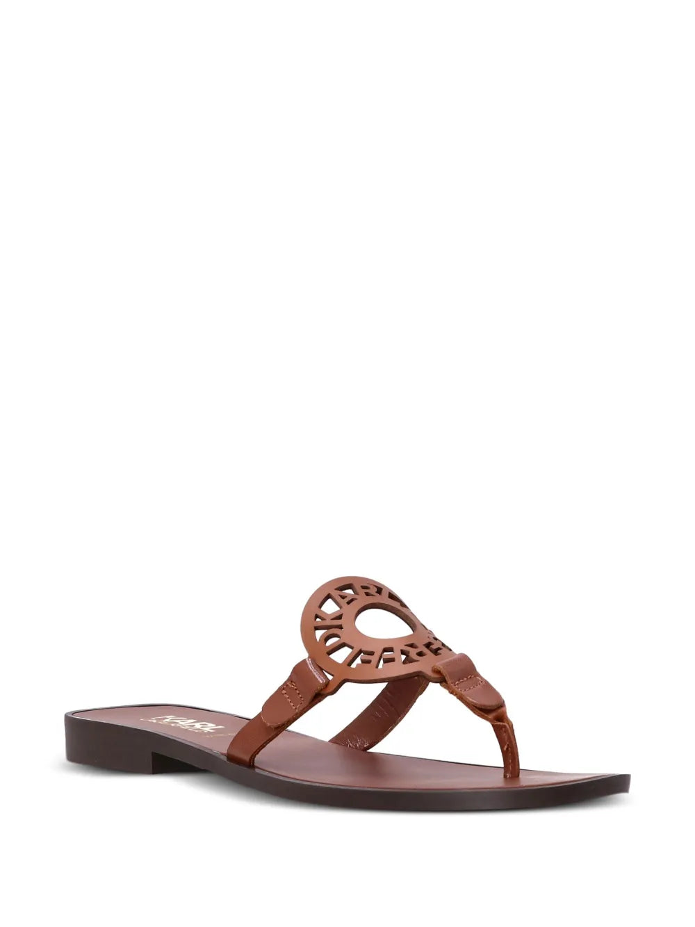 Karl Lagerfeld Skoot II logo cut-out slides