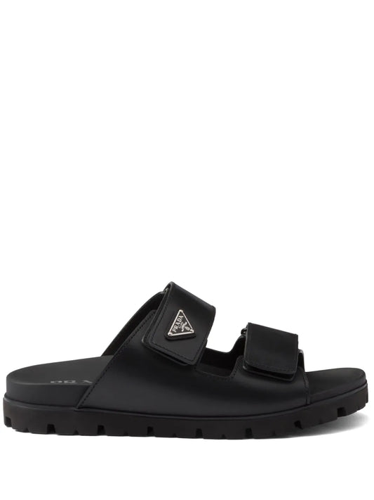 Prada Leather strap sandals
