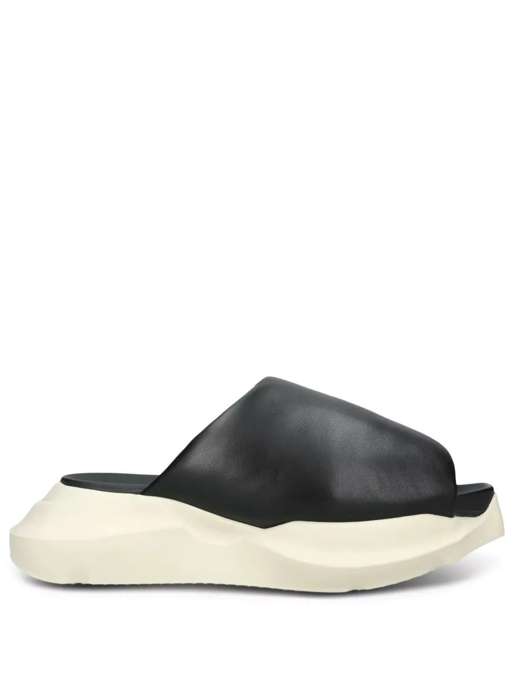 Rick Owens leather platform slides