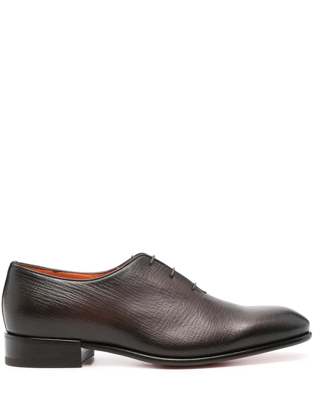 Santoni textured leather oxford shoes