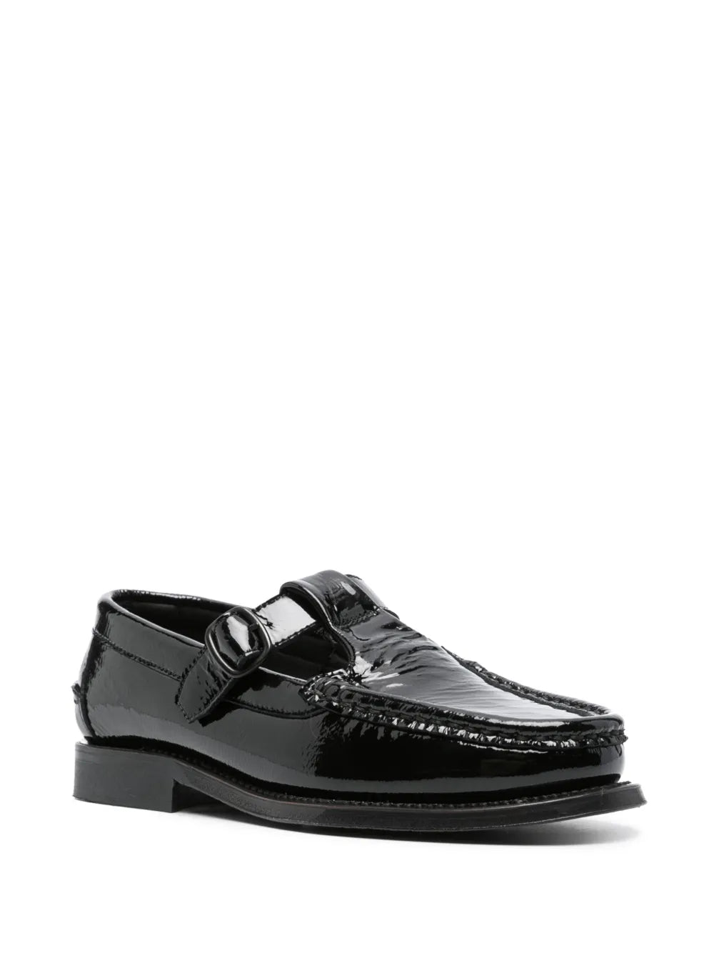 Hereu Alber crinkled leather loafers