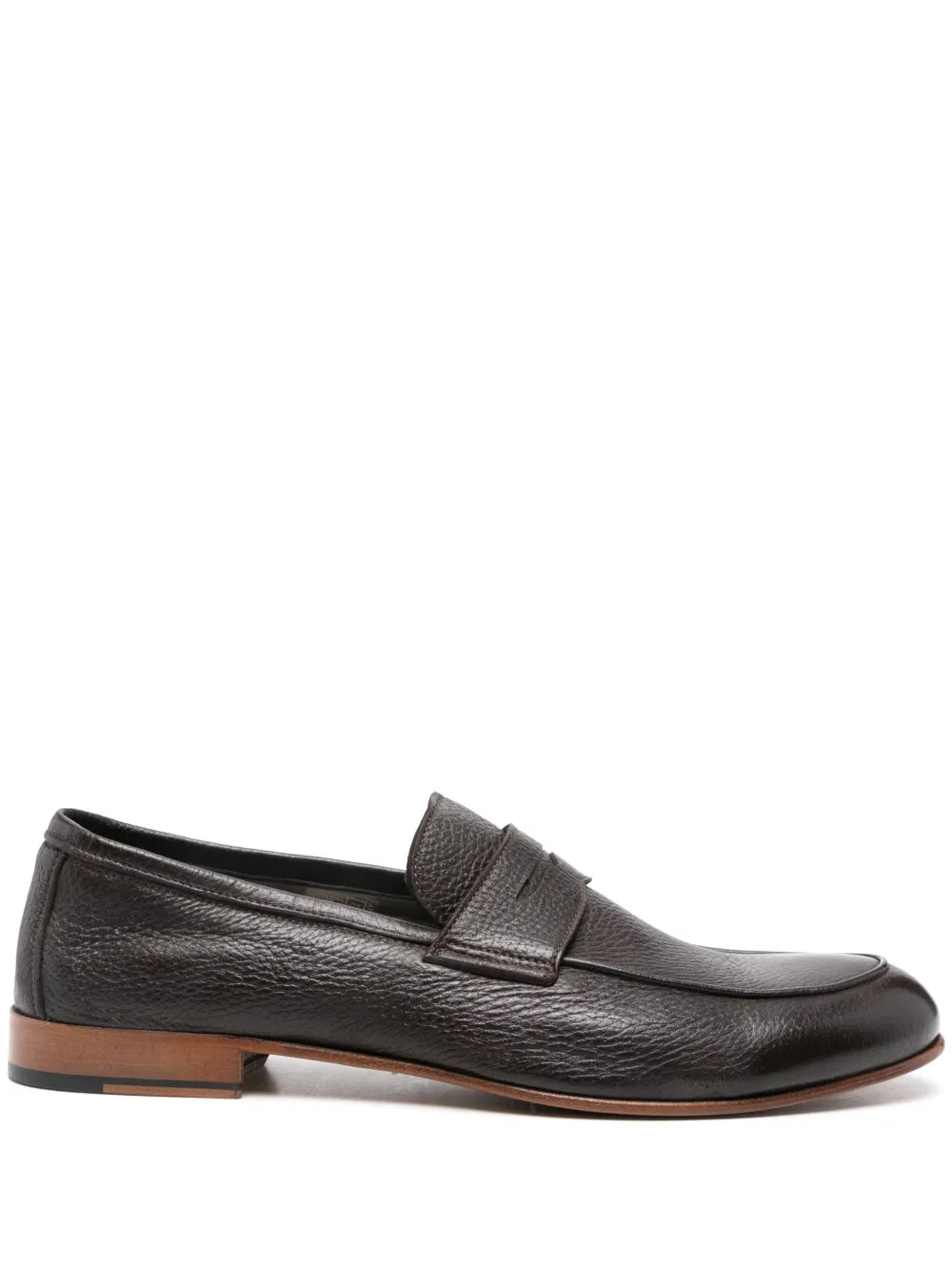 Corneliani leather loafers 