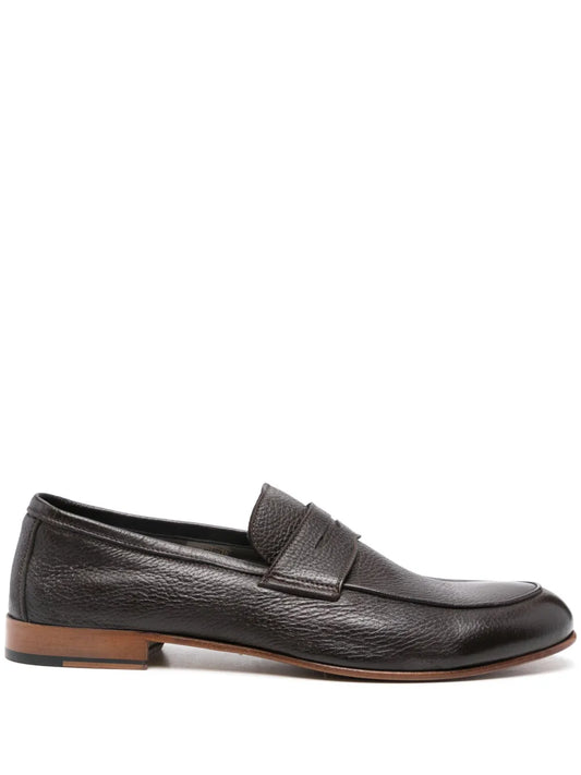 Corneliani leather loafers 