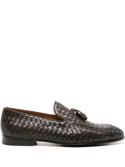 Doucal's tassel-detail leather loafers
