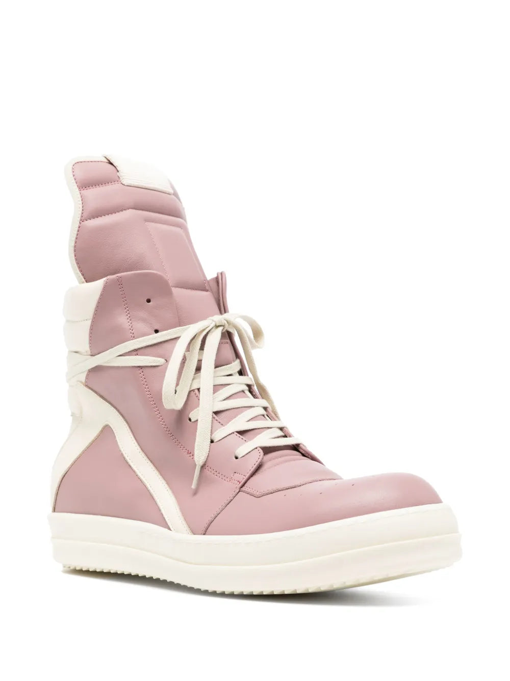 Rick Owens Geobasket high-top leather sneakers