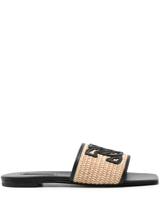 Casadei Portofino logo-patch slides