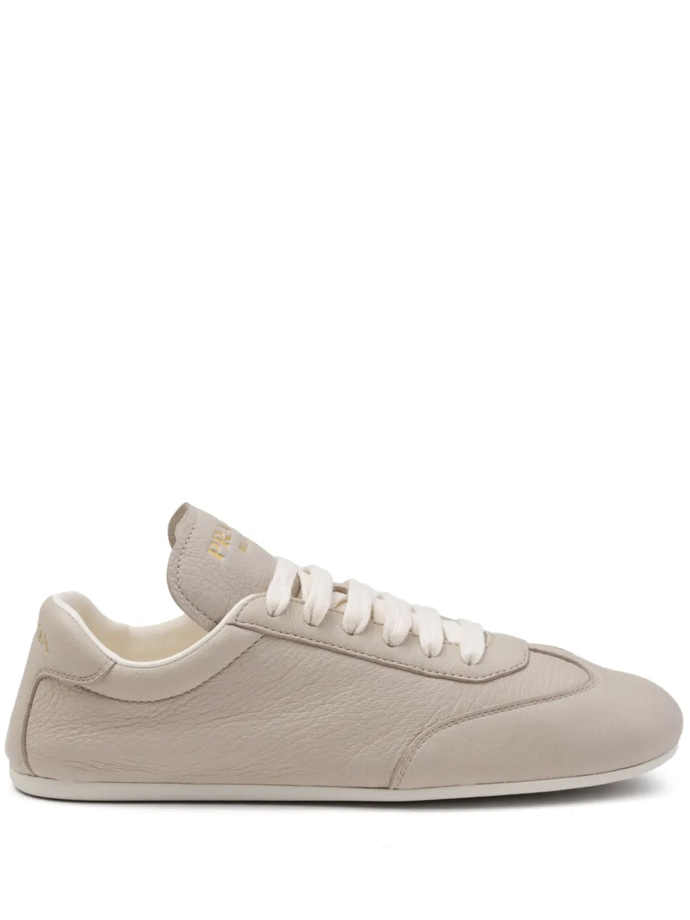 Prada logo-print leather sneakers
