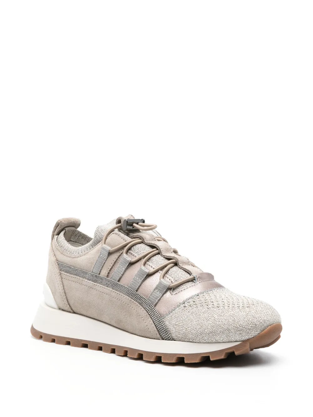 Brunello Cucinelli Monili-chain panelled sneakers
