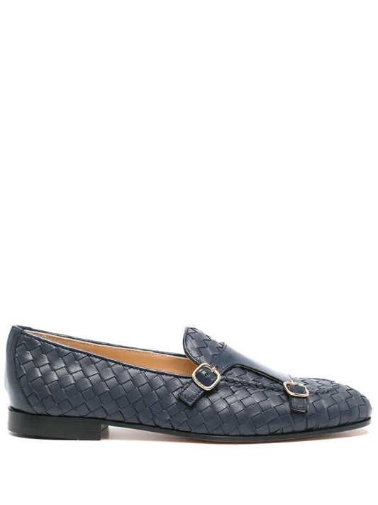 Doucal's interwoven leather loafers