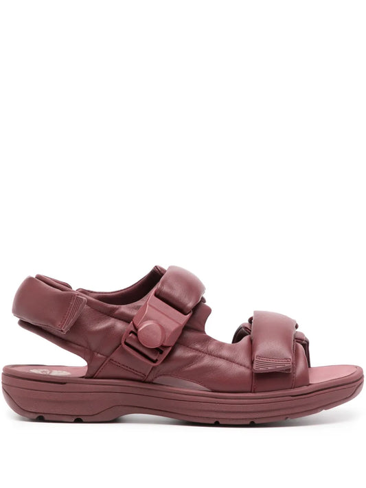 Martine Rose padded-design leather sandals