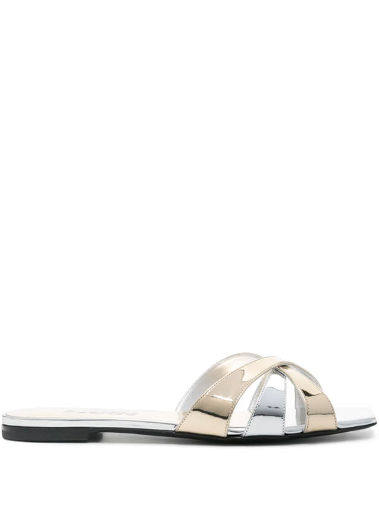 3juin Caris Vegas leather slides