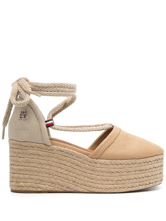 Tommy Hilfiger 75mm wedge-heel espadrilles