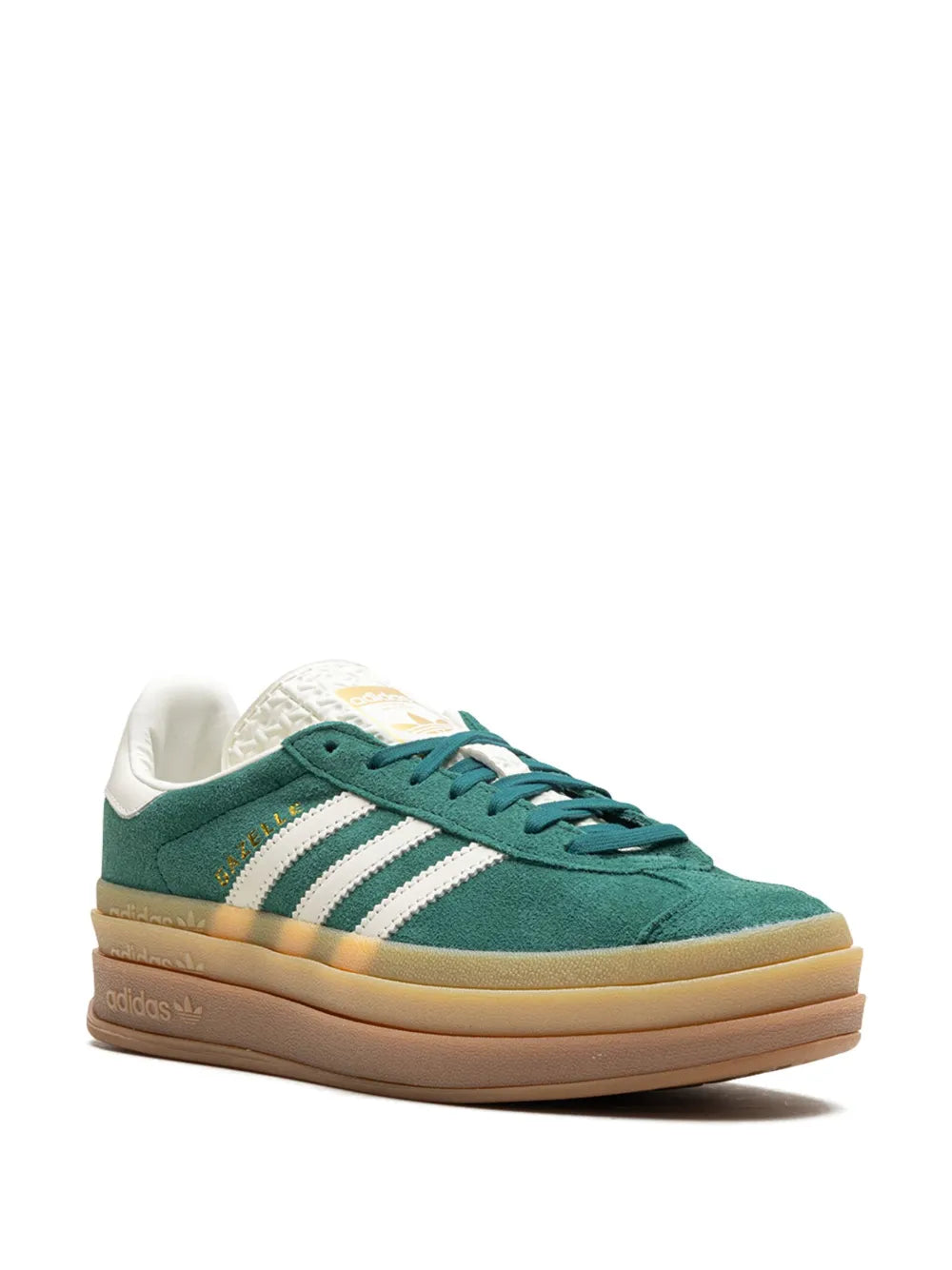adidas Gazelle Bold "Green / White / Gold" sneakers