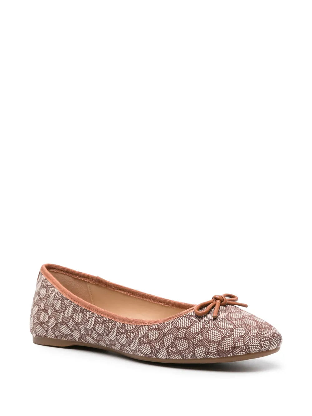 Coach Abigail monogram ballerina shoes