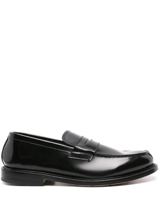 Premiata patent-finish leather loafers
