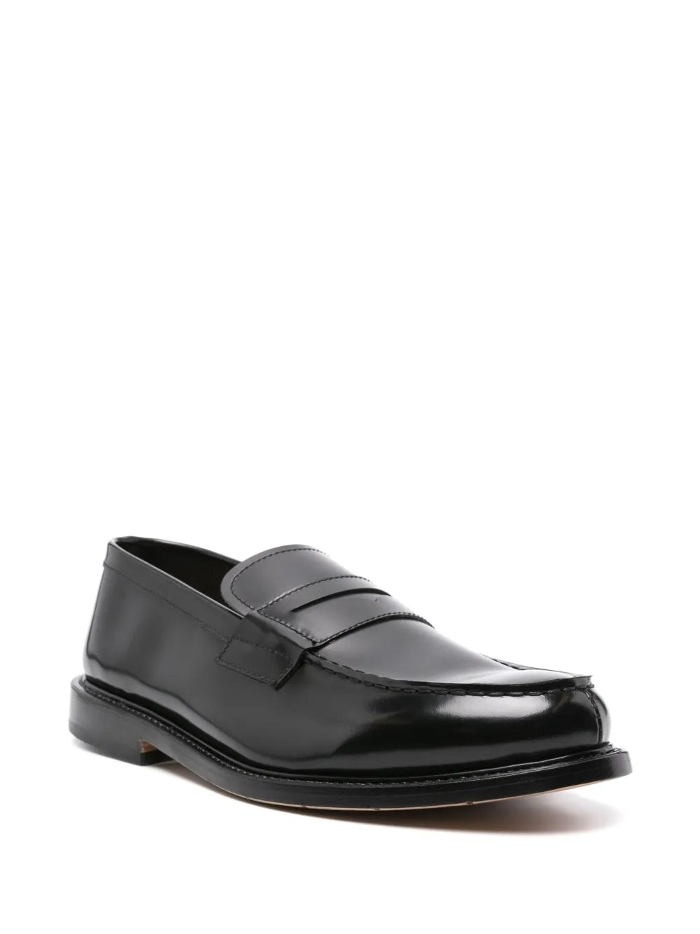 Premiata patent-finish leather loafers