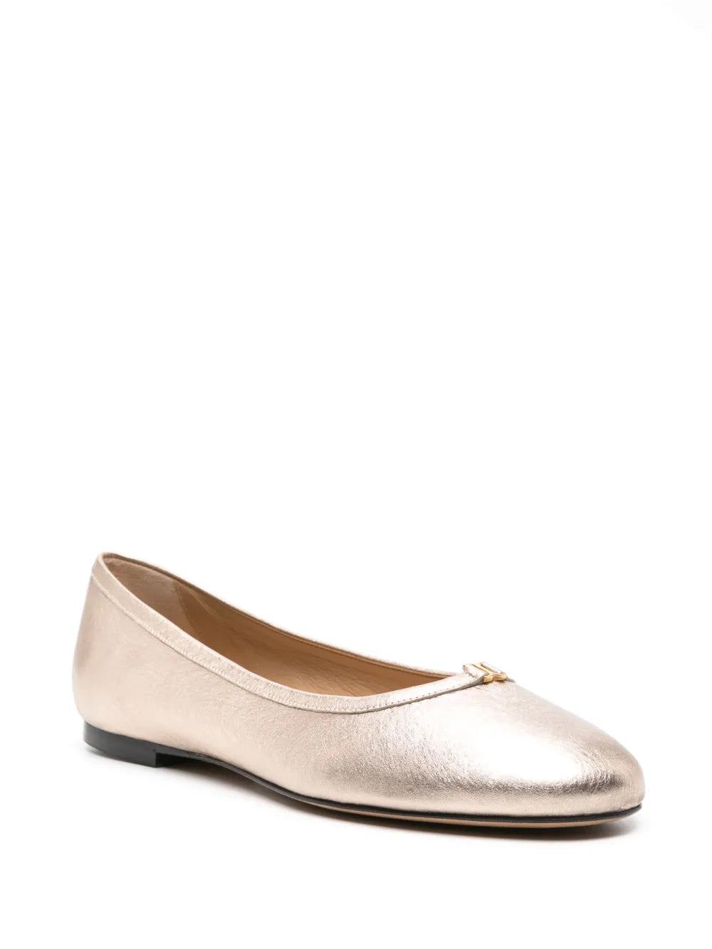 Chloé Marcie metallic ballerina shoes