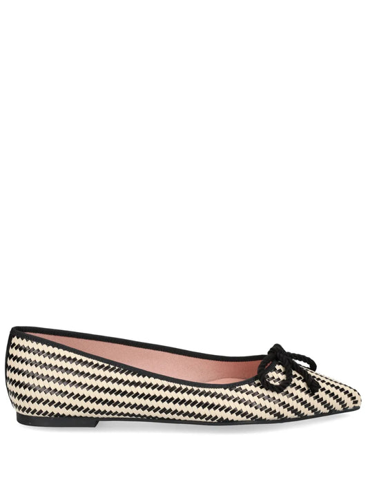 Pretty Ballerinas striped ballerina shoes