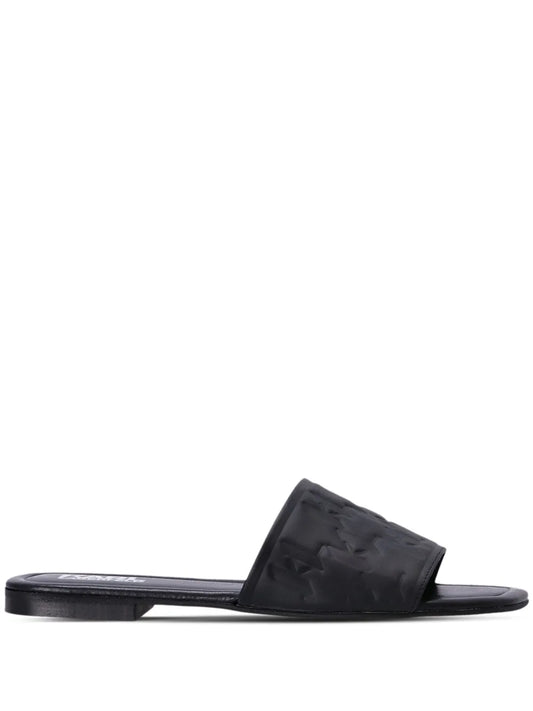 Karl Lagerfeld Brio leather slides