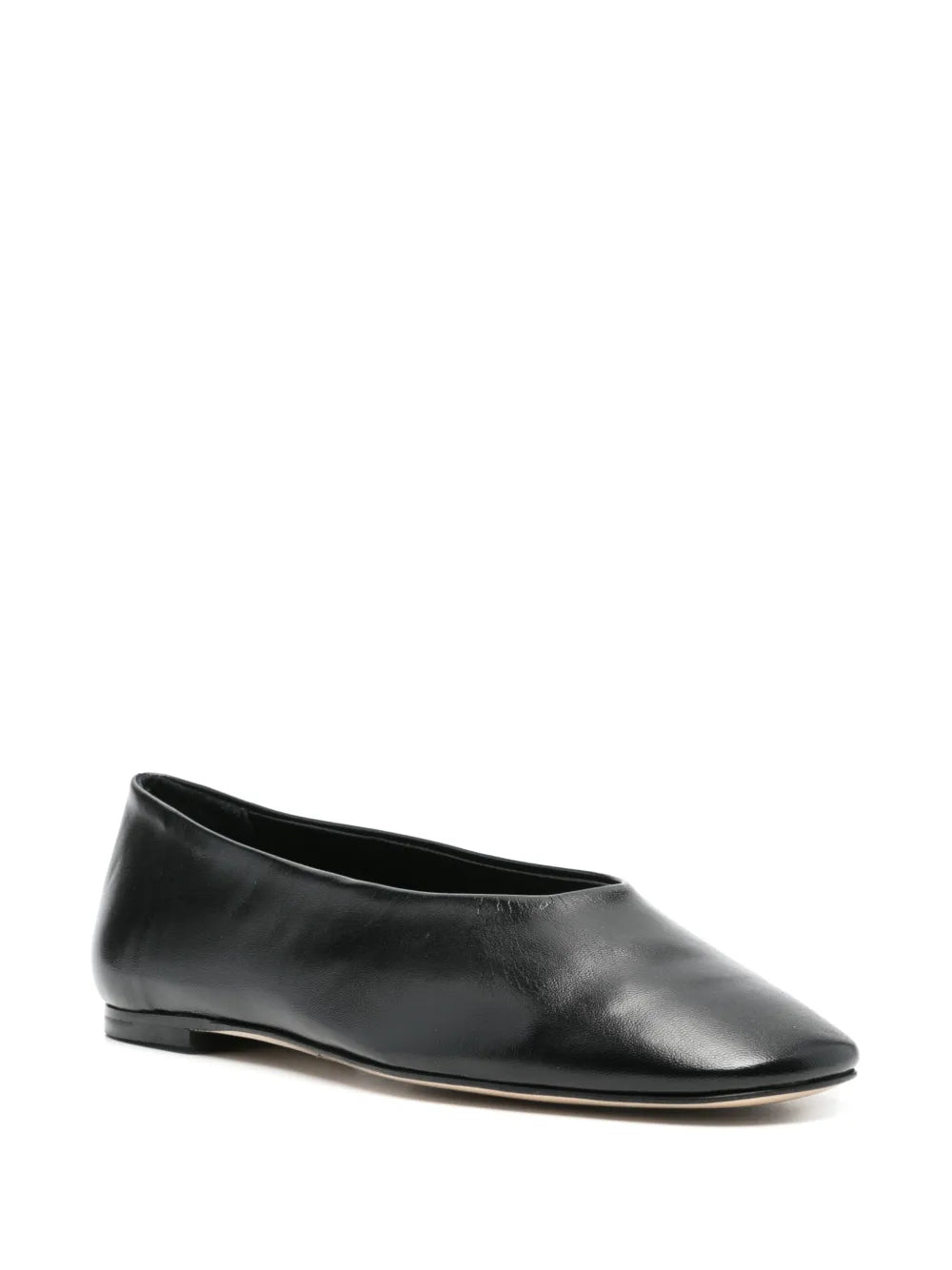 Aeyde Kirsten leather ballerina shoes